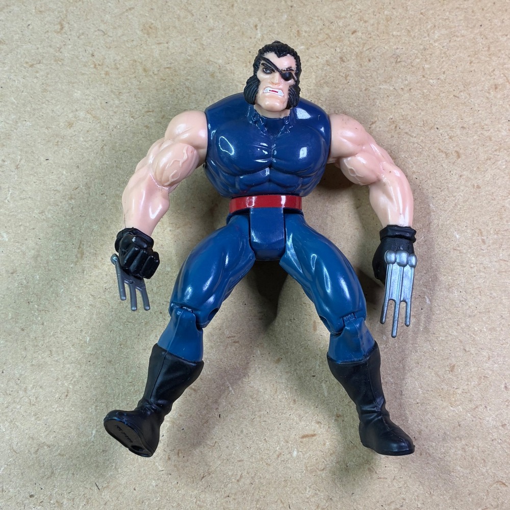 1996‎ Toy Biz X-Men Patch Wolverine Action Figure 5" Marvel Animated Series